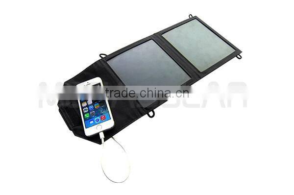 12W foldable solar charger for smart phone