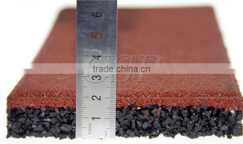 cheap non-toxic gym rubber floor mat, rubber floor for exterior playground,high quality gym rubber floor mat