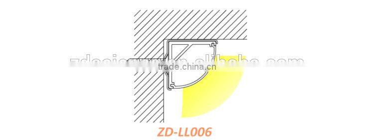 Triangle Linear LED Aluminium Profile LED Strip Light 45 Degree