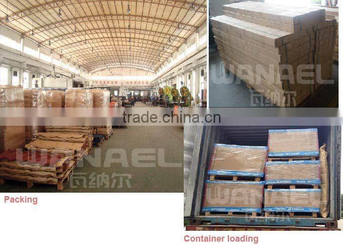 Wanael stone roof tile/interlocking roof shingles/improved substitute of spanish clay roof tile