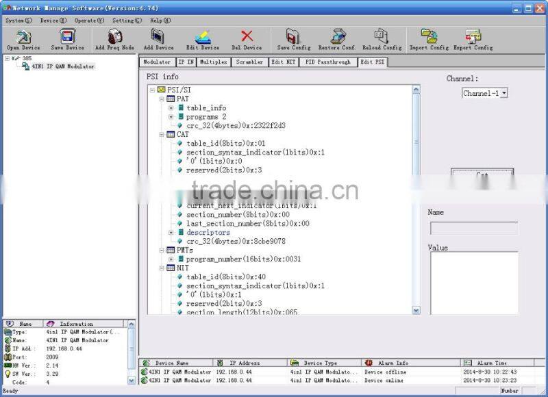 SC-4154 dvb ip qam modulator