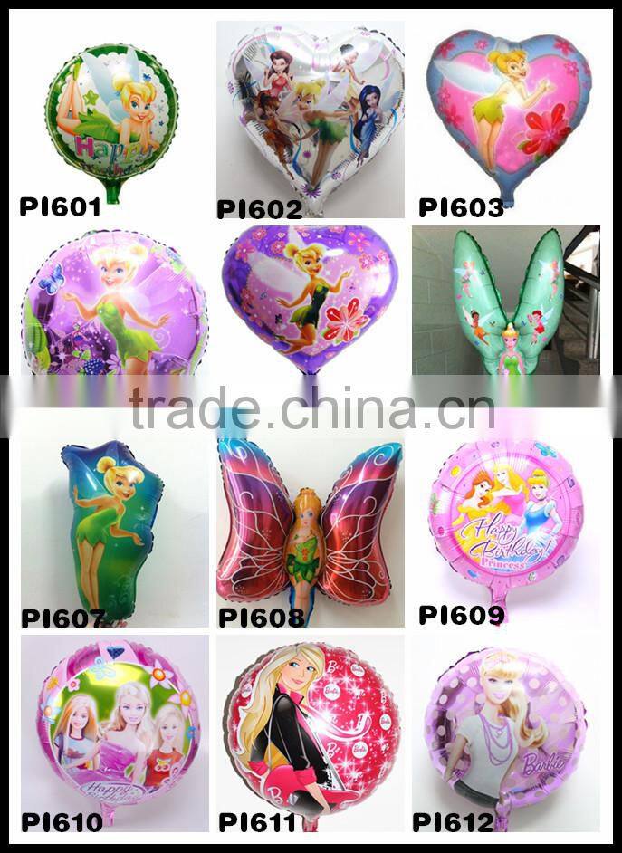 Fashion red crazy bird balloon with pole inflatable mylar ballons animal shape aluminium foil balloons 14.5inch