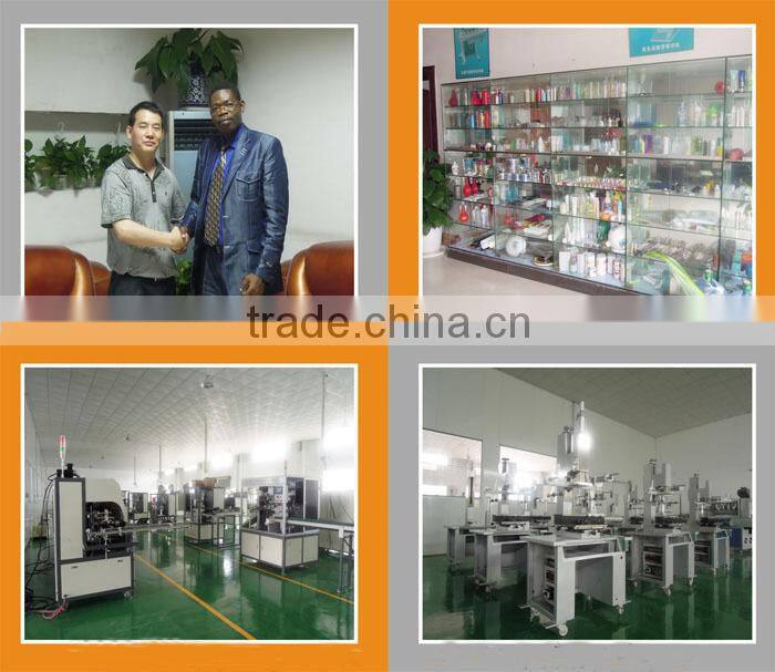 multi-color glass perfume bottle printing machine, cheap used automatic screen printing machine