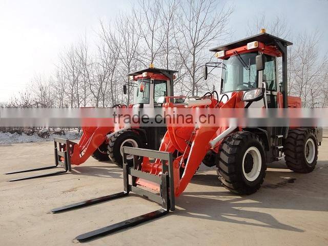 Hot sale ZL20 wheel loader &forklift in North America