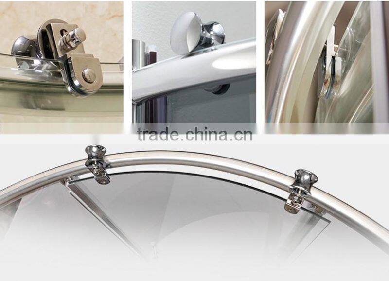 2015 fasion toughened glass shower enclosure