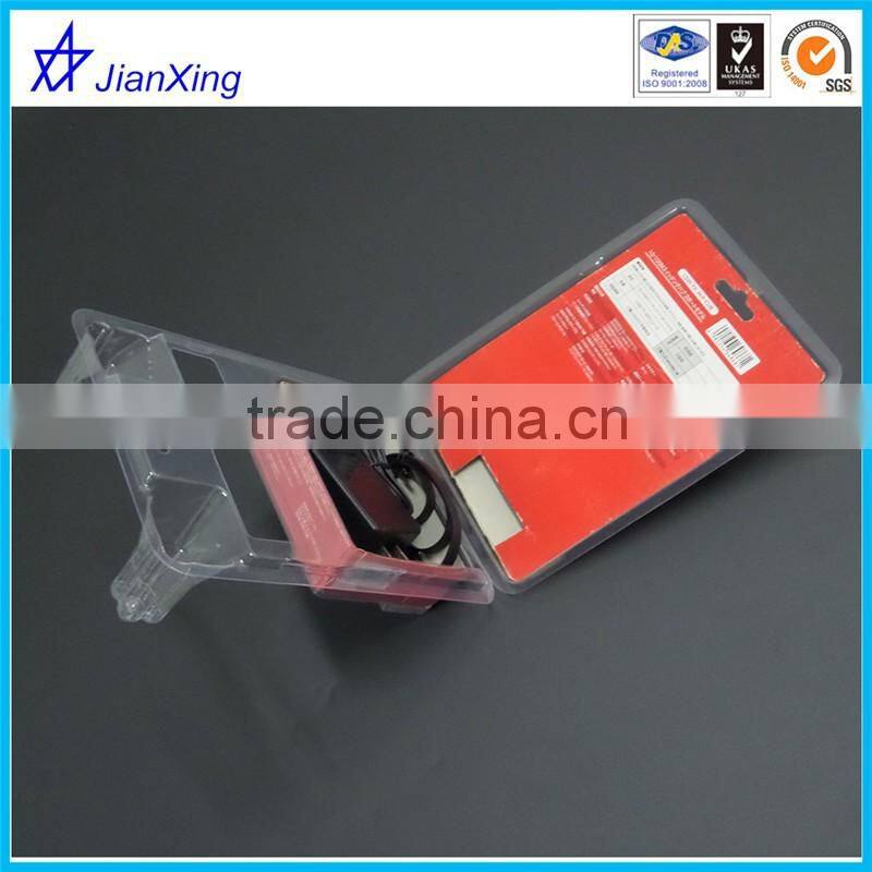 Plastic Practical electronic goods packaging box via FDA