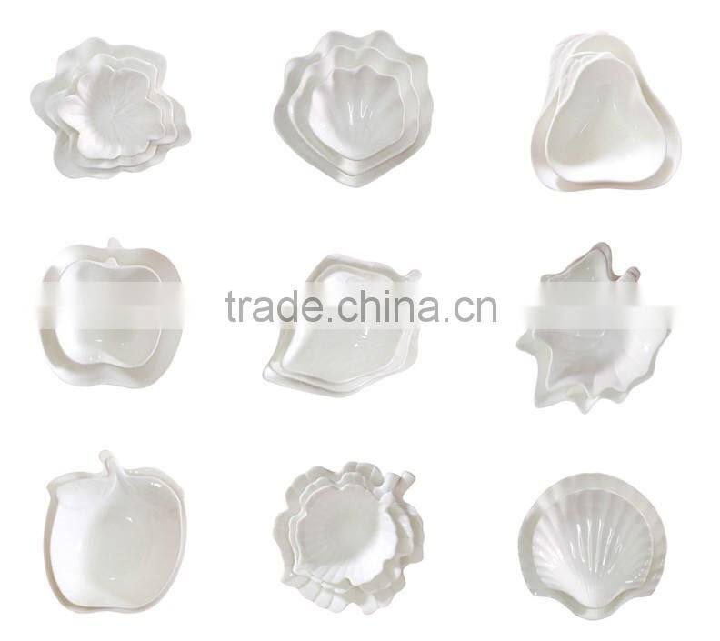 Pear Shape Good Quality Ceramic Cow Butter Dish