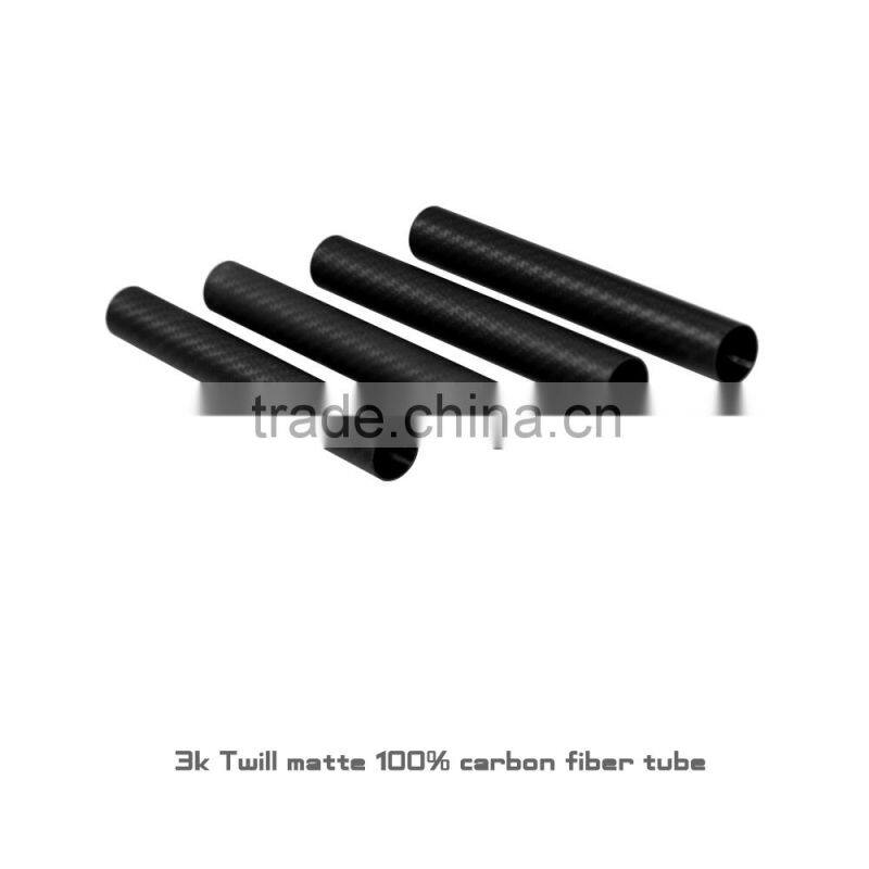 Hot rolled tubes 3k matte carbon tube for unmaned drone parts 500mm