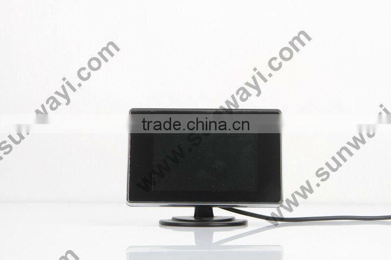 Car Wireless Parking Reversing Rear 4 Sensors Kit LCD Displayer Buzzer Alarm UK