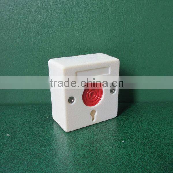 Wired White Emergency Panic Button