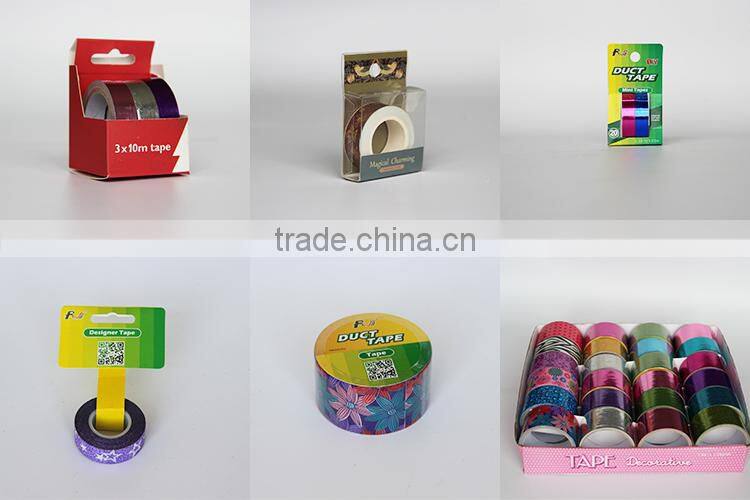 Design Offering Duct Adhesive Tape For Decoration