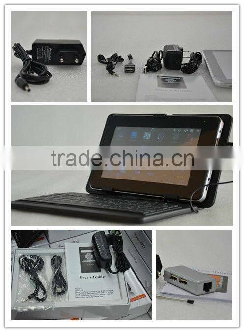 7inch wintouch Q72S cheapest 3g tablet pc with android, multi touch wifi g-sensor