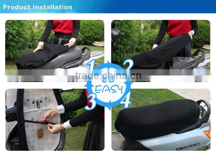 Factory price side leather OEM motorcycle seat cushion