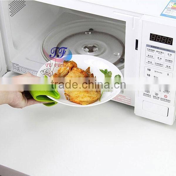 New prosuct heat-resistant silicone pratical BBQ softtextile silicone glove