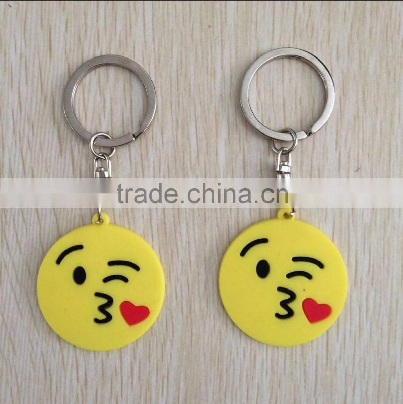 New design 3D Custom Shaped cute Soft PVC Keychain