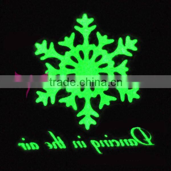 Snow design water transfer body sticker can glow in the dark