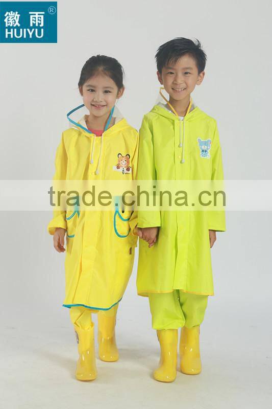 OEM factory customized raincoat baby rainsuit wateproof breathable