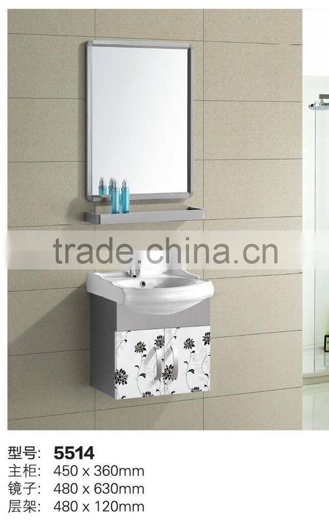 China factory promotion wall hung used bathroom vanity cabinets