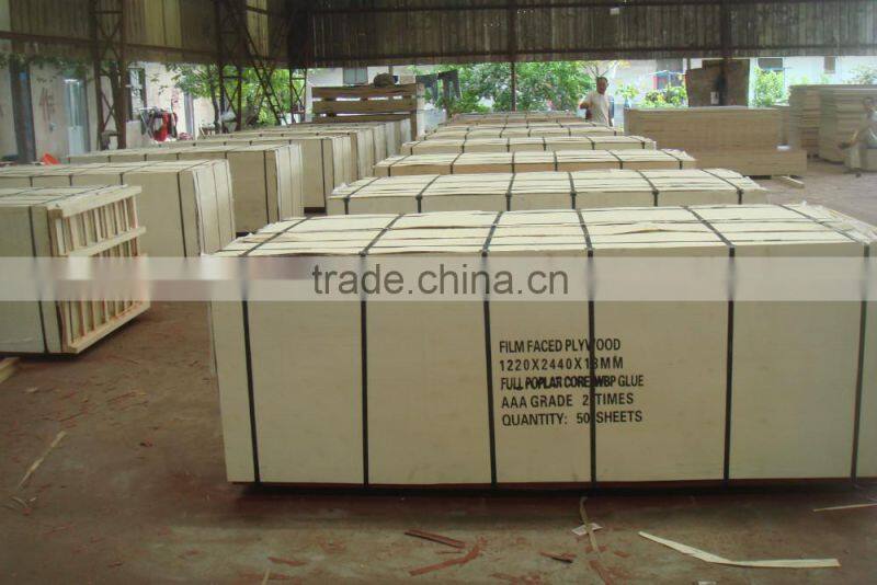 good quality reasonable price, poplar core, melamine glue, film faced plywood for concrete formwork