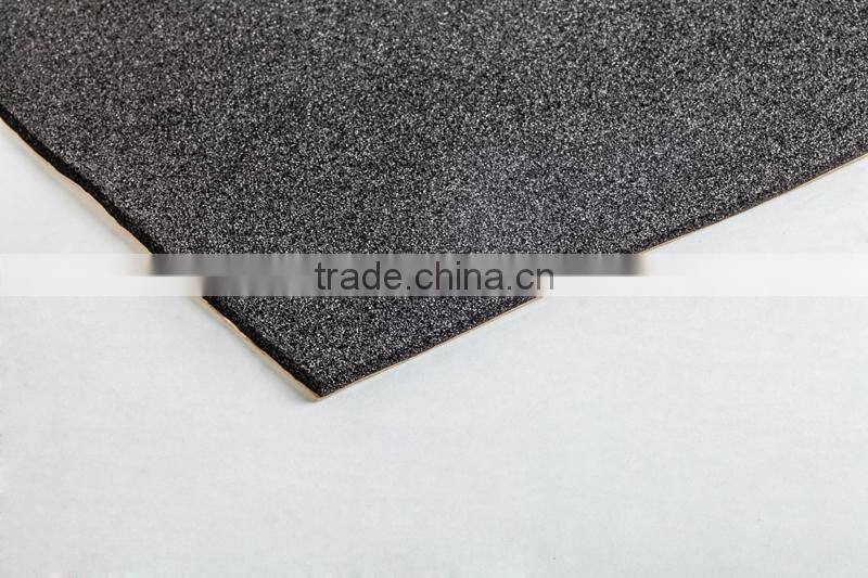 Natural skin self adhesion close cell structure foam rubber car noise insulation material