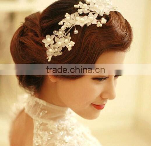 Flower Bridal Crystal Formal Wedding Headdress Headwear Hair Accessories