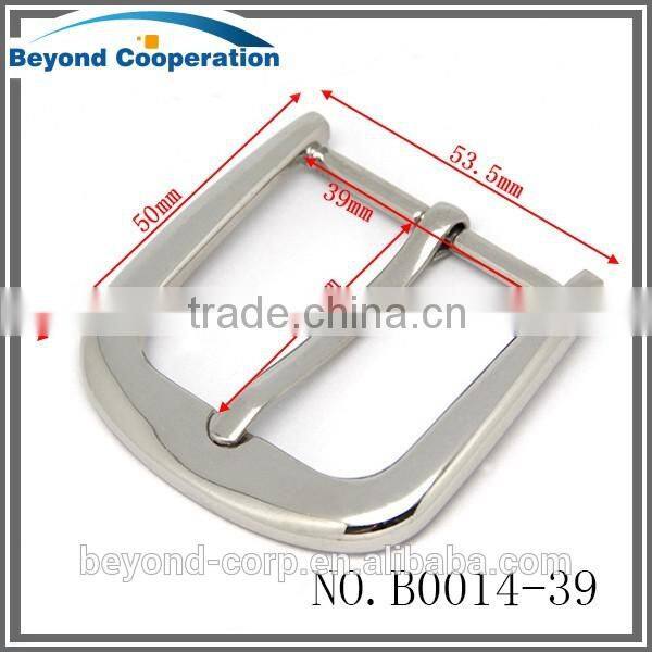 Shiny nickel plated good deburring high quality plating buckle brief designed buckle