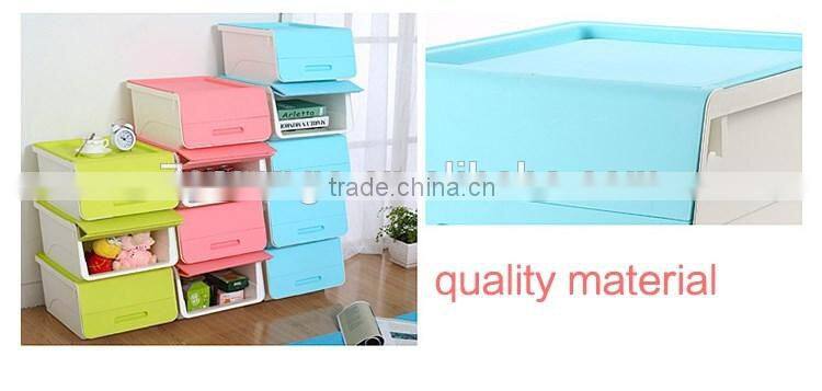 Multipurpose superposable colorful storage box