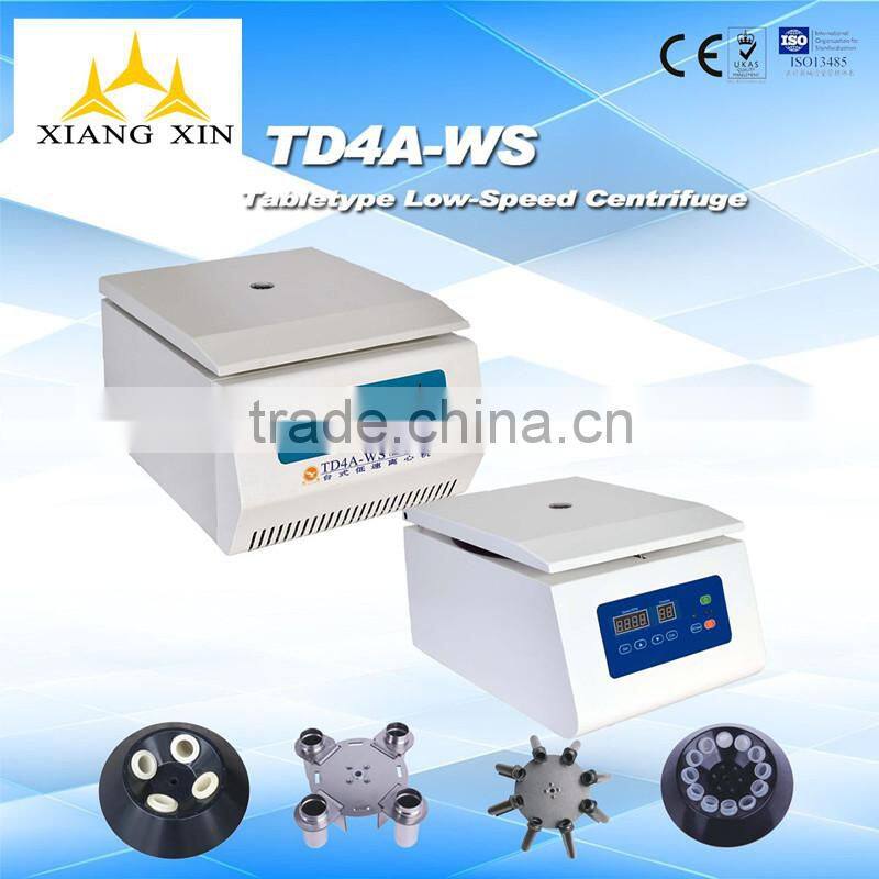 Hot selling Small Benchtop Low-speed centrifuge TD4A-WS Swing rotor for PRP