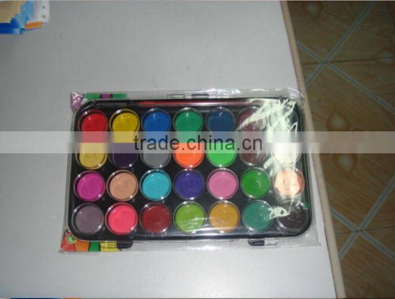 watercolor cakes,Dry Pan Watercolor Paint Cakes 18-Assorted Colors