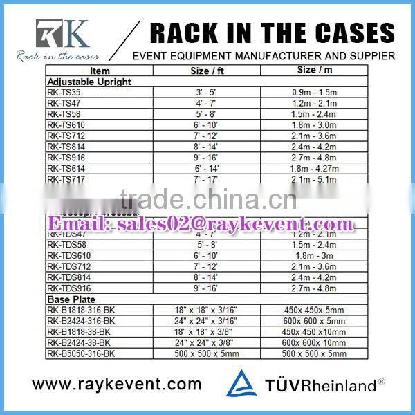 Stage decoration exhibition booth pipe drape curtains