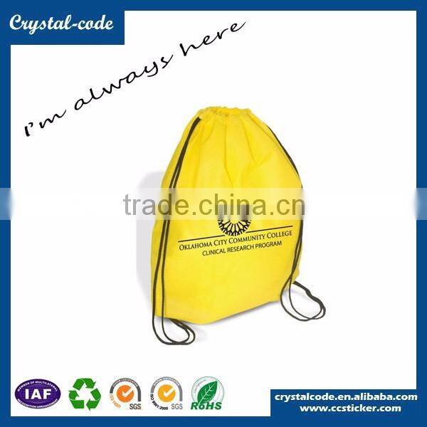 Promotional newly nonwoven drawstring fabric bag