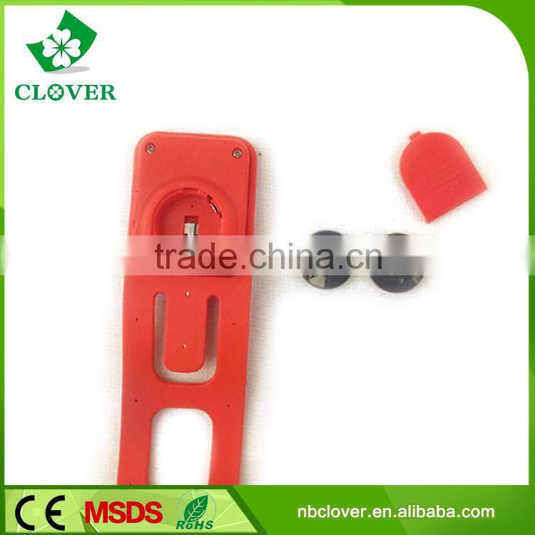 2015 new ABS and rubber material flexible 1 led mfga book light