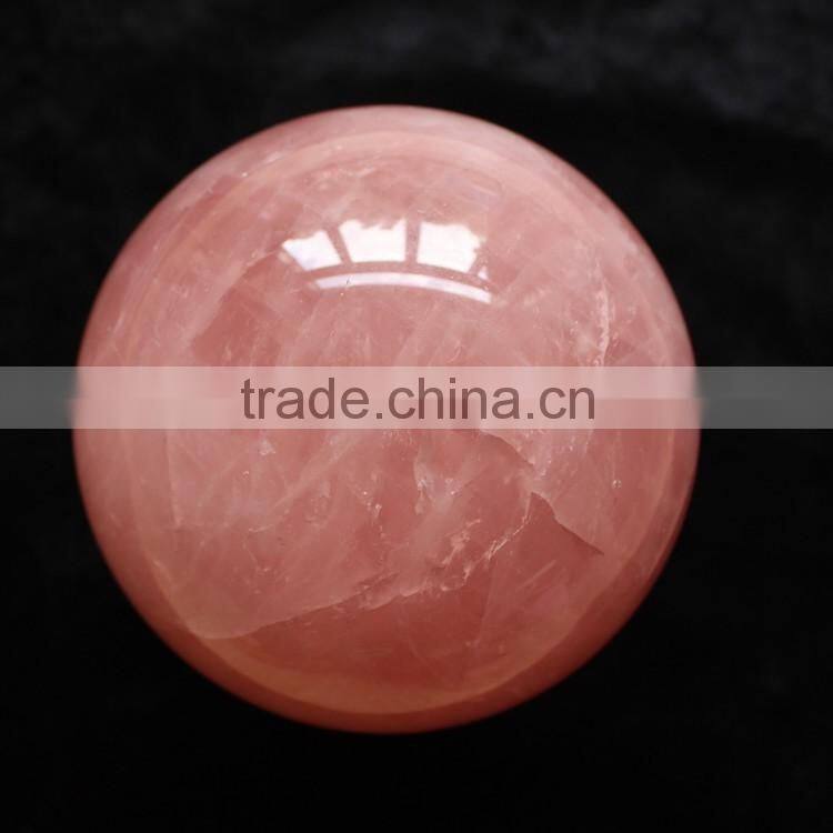 natural rock carved rose quartz crystal spheres for healing