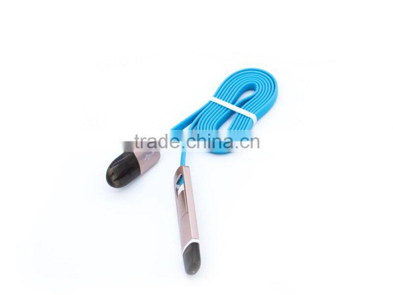 2 in 1 usb data cable sync charger for iphone 6/android micro date cable Cord