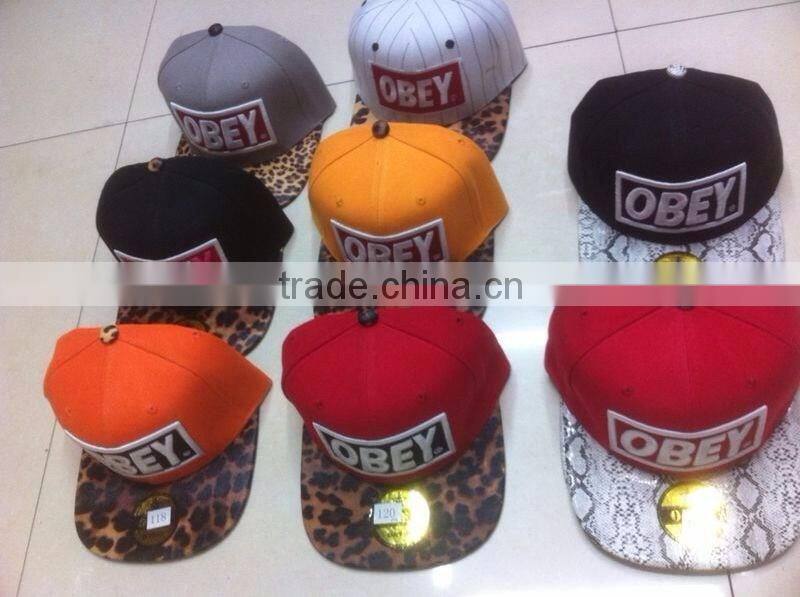 Custom Snapback Hats, High Quality Plain Snapback Caps, 3D Embroidered Caps or Printed Hats