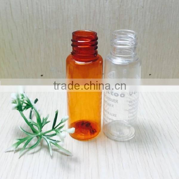 25ml 1oz clear round plastic eye drop bottle perfume bottle essential oil bottle