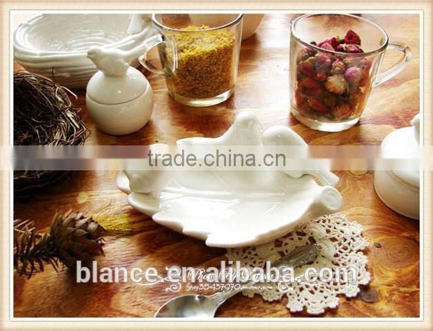 Lovely Bird design ceramic jewelry dish