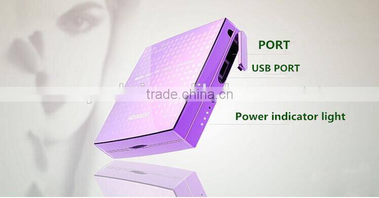 Hight quality products mi power bank 6000mah with led torch light portable power bank