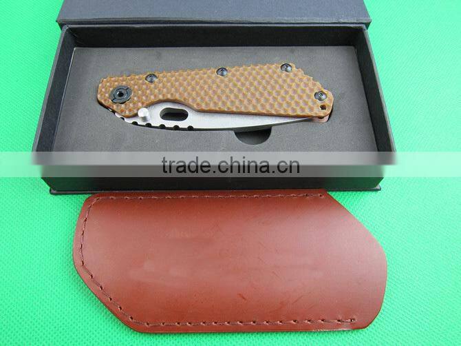 OEM Fast Delivery D2 blade knife sand g10 handle knife outdoor survival knife UD401343
