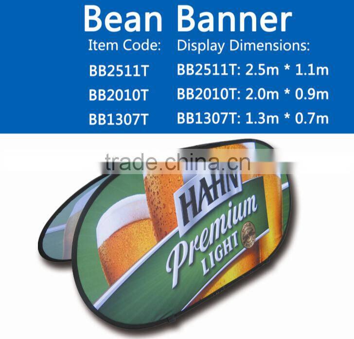 Hot Selling Advertising Cusom Printing Indoor Or Outdoor A Frame Pop Up Banner