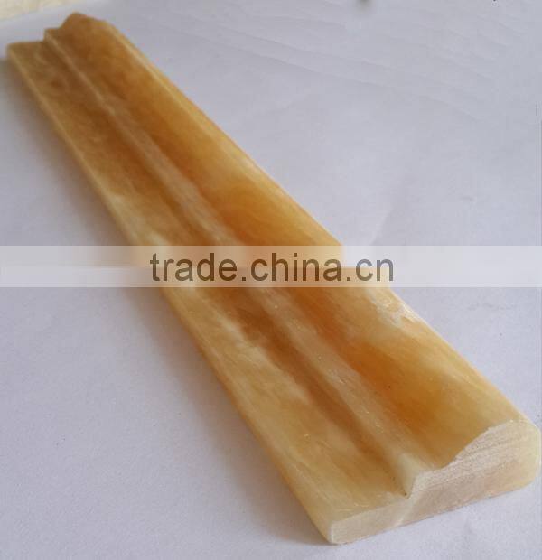 Marble polished chair rail molding