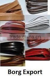Flat Leather Cords from BORG EXPORT