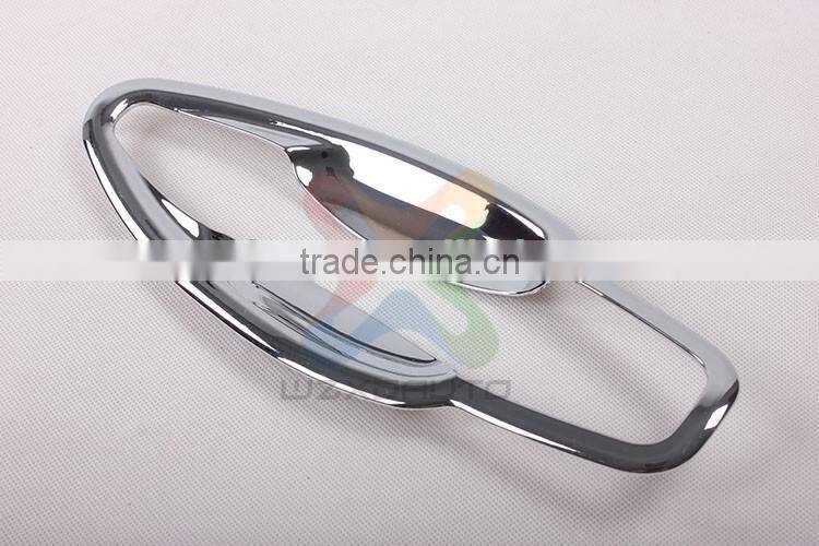 SET ABS CHROME DOOR HANDLE BOWL INSERTS COVER DOOR HANDLE BOWL FOR PEUGEOT PG 2008