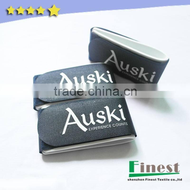 Cross country custom 100% nylon hook and loop ski straps