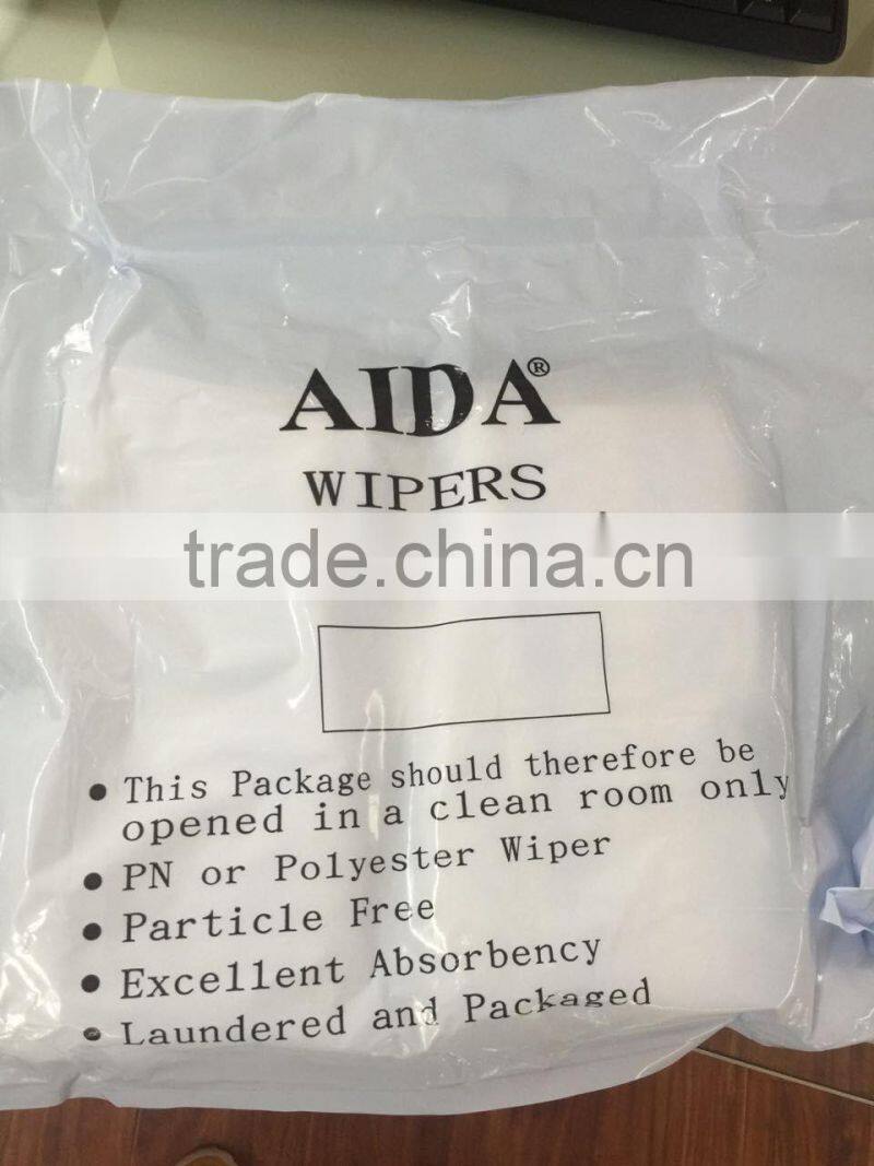 Microfiber Wiper Clean Room Wipers For LCD Touch Screen Polyester Cleanroom Wiper