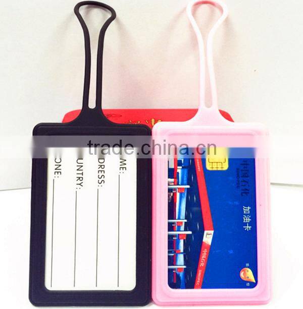 High Quality Specialized Silicone Rubber Luggage Tag Bag Tag