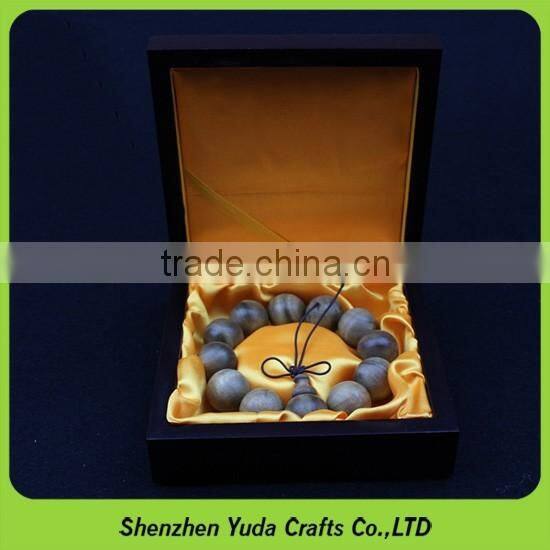 Well painted MDF jewllery package box custom mdf box with lock