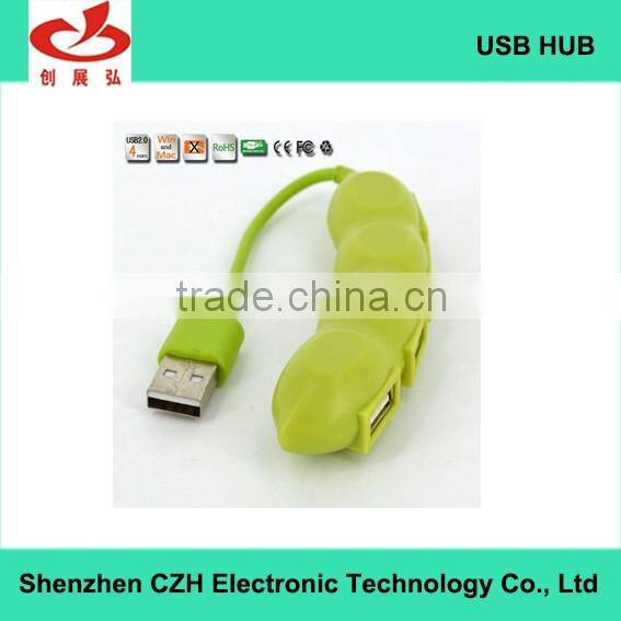 Mini personal design usb por hub, 480MBPS 4 port usb 2.0 hub from usb hub suppliers, good for gifts