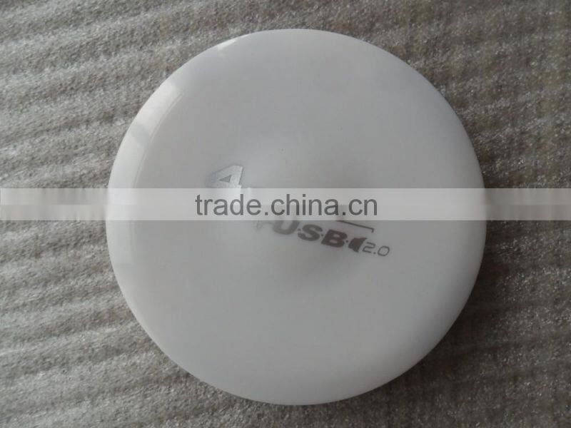 Hot sell High Speed 4 Ports USB 2.0 Hub Portable Circular USB HUB