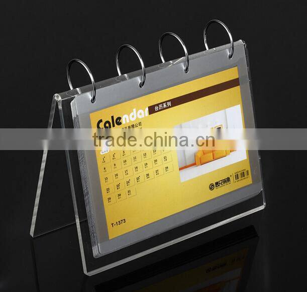 acrylic desk calendar calendar acrylic stand